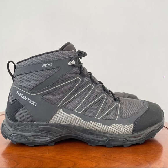 SALOMON Pathfinder Mid Clima Shield Waterproof Hiking Boots | US 13 - Picture 1 of 7